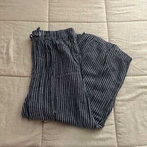 Thread & Supply Blue and White Striped Pants